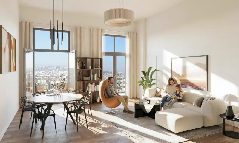 Vue du programme à Lyon 8e
