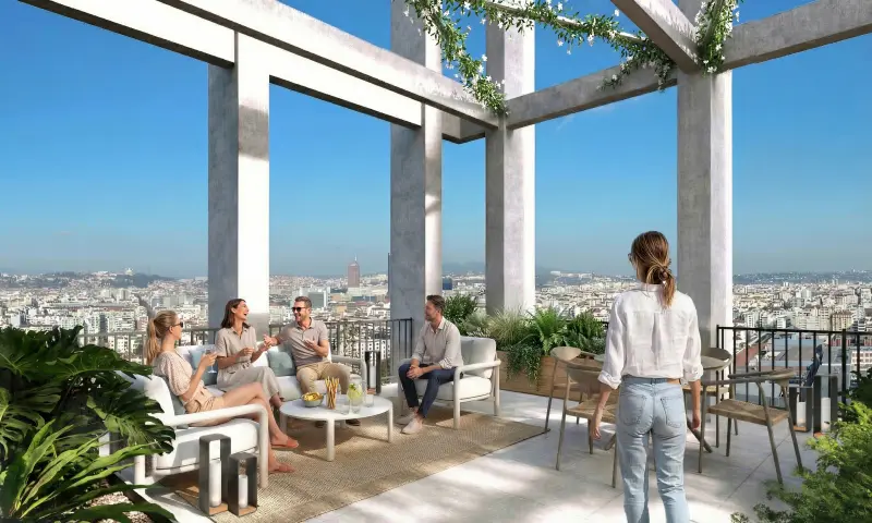 Vue du programme à Lyon 8e
