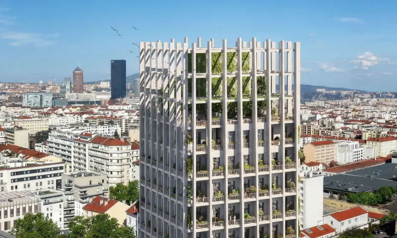 Vue du programme à Lyon 8e