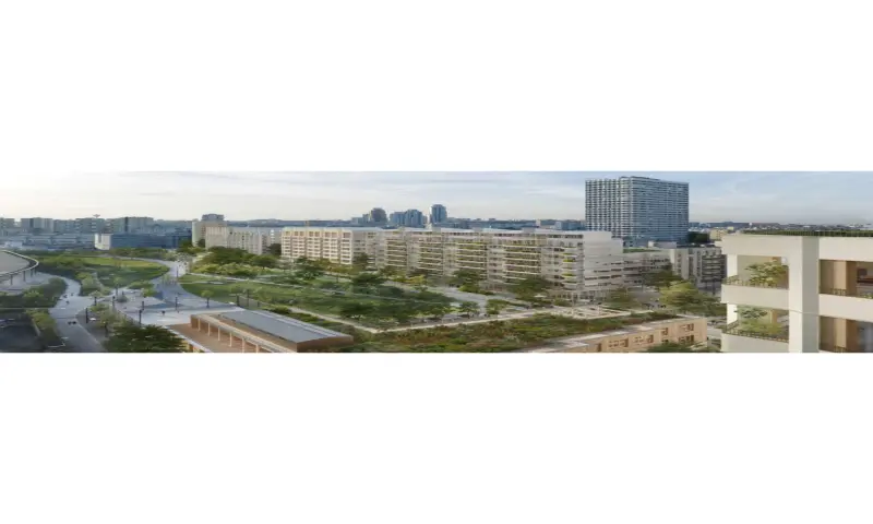 Vue du programme à Paris 18