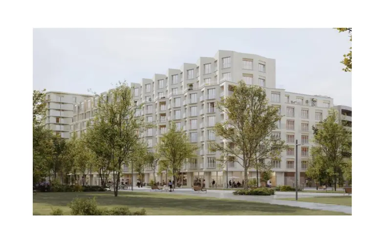 Vue du programme à Paris 18