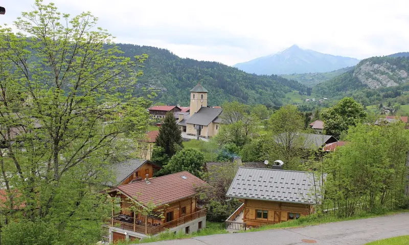 Vue du programme à Arâches La Frasse