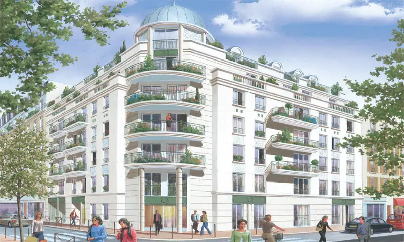 Vue du programme à Levallois Perret