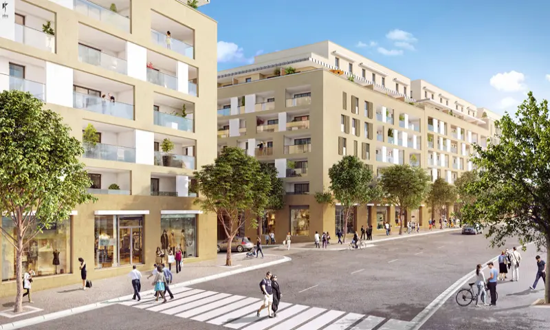 Vue du programme à Aix En Provence