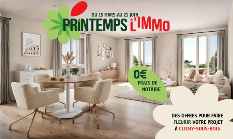 Vue du programme à Clichy Sous Bois