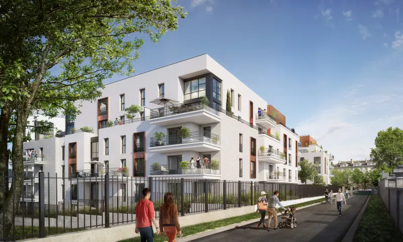 Vue du programme à Rueil Malmaison