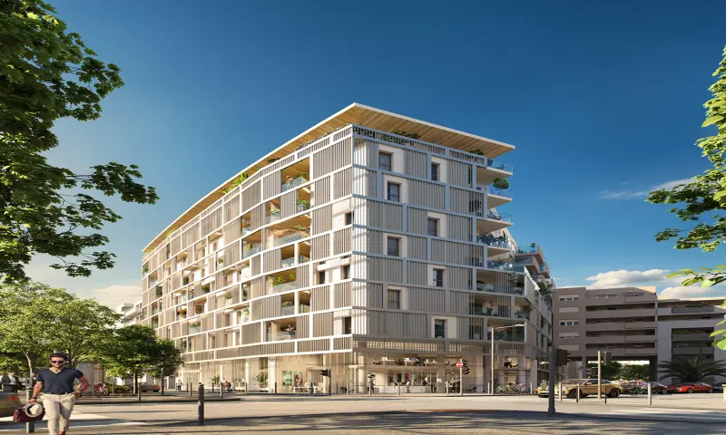 Vue du programme à Marseille 6e