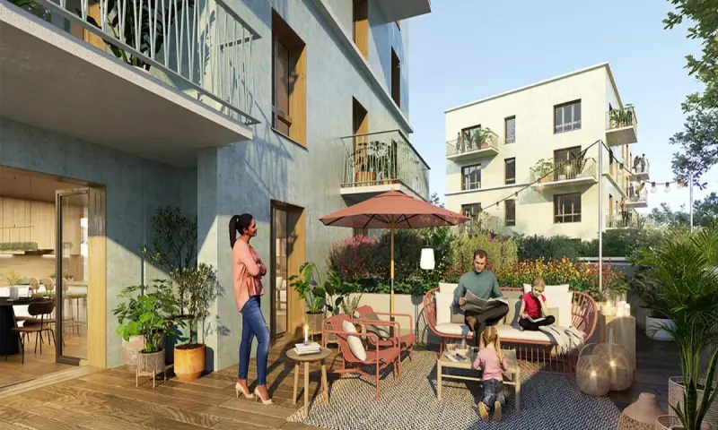 Vue du programme à Vitry Sur Seine