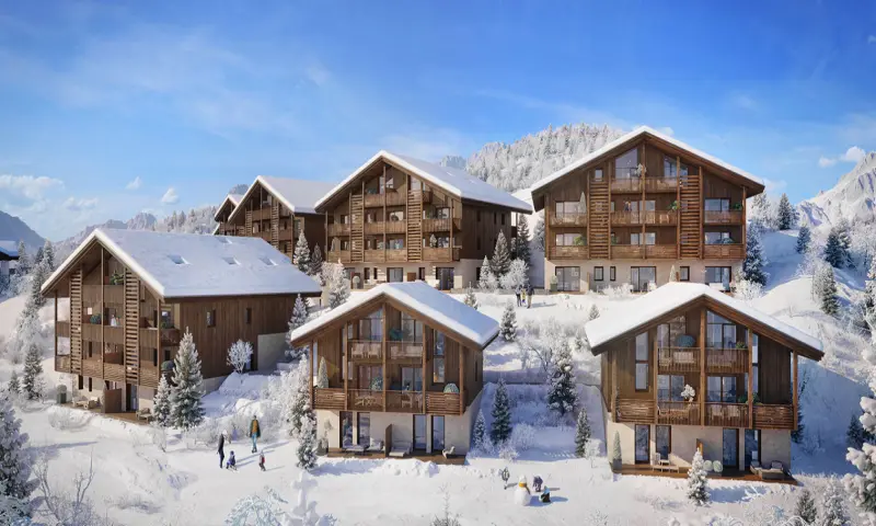 Vue du programme à Arâches La Frasse