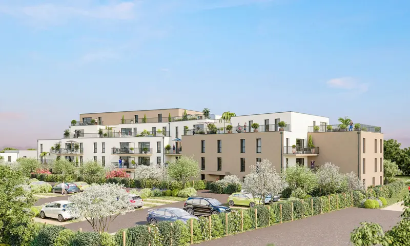 Vue du programme à Blainville Sur Orne