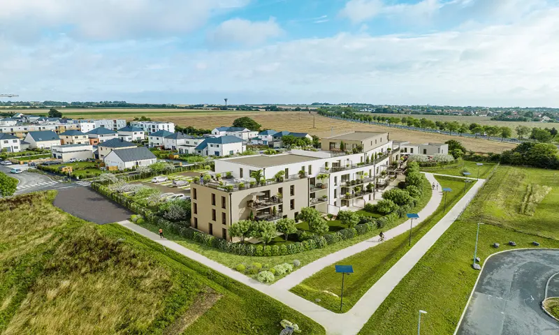 Vue du programme à Blainville Sur Orne